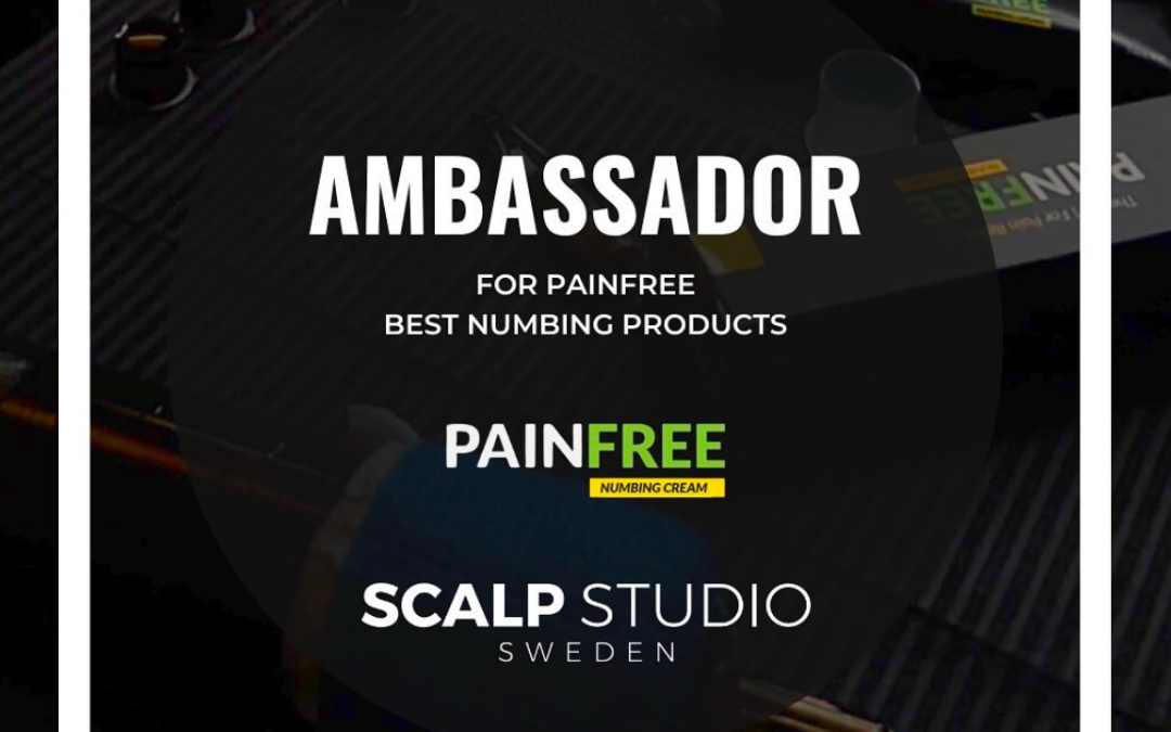 Scalp Studio Sweden Utses Till Ambassadör För PainFree